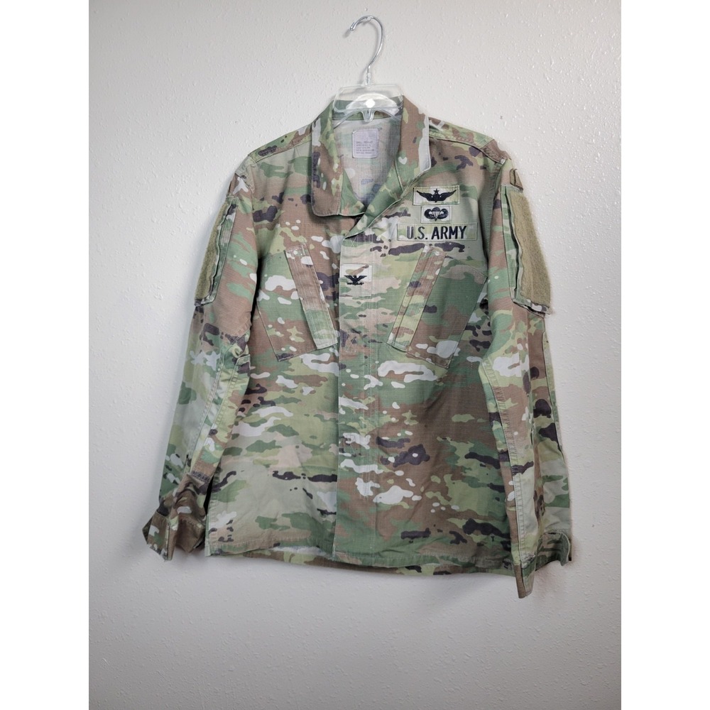 U.S. Army Combat Uniform Top Coat Womens Small Regular Camouflage Military ACU